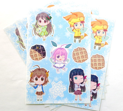 Snow Fairy Sugar sticker sheet