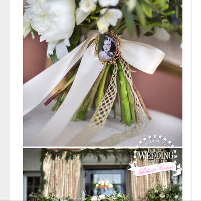 Featured in attraction in gold by perfect wedding magazine - Thumbnail 2