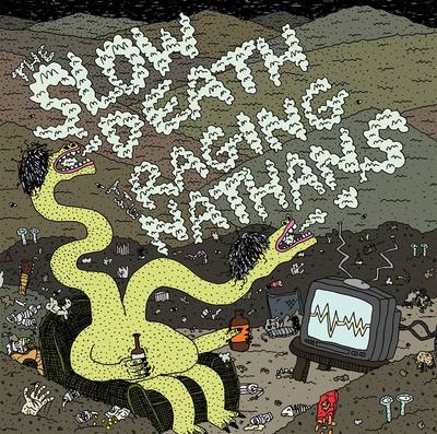 RGF-047 THE SLOW DEATH/THE RAGING NATHANS SPLIT 7"