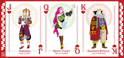 Hylian Court Poster - Hearts