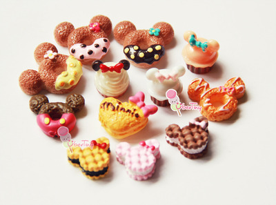 Mickey/Minnie Re-ment Sweet Treats and Pastries Charms set (12 in set)