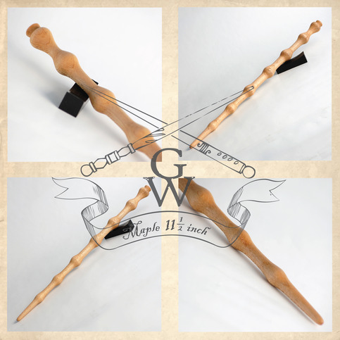 Maple "Elder" wand 11 1/2 inch