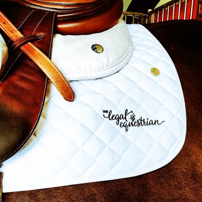 The Legal Equestrian Original All White Ogilvy Baby Pad