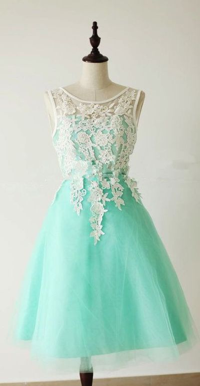 A Line prom dress,Custom bridesmaid dress,Round Neck prom dress,Short prom dress,Lace Prom Dresses,Bridesmaid Dresses,15051305