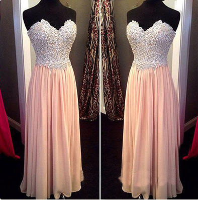 pink prom dress, long prom dress, prom dress, chiffon prom dress, cheap prom dress, long evening dress, dress gown, BD1402