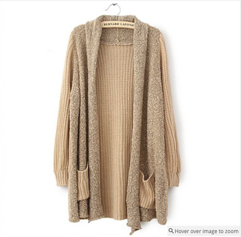 tuscan beauty - the open cardigan