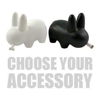 Kidrobot x Frank Kozik 2.5" Ready-to-Customize Blanked DIY Smorkin' Labbit