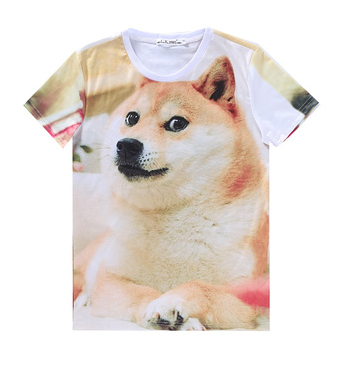 Free Shipping-SHIBA INU TEE
