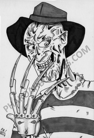 9" x 12" Commission - Black/White/Gray