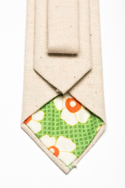 Natural Linen - Neck Tie
