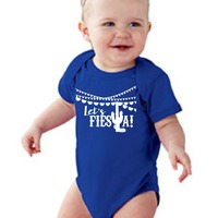 Let's Fiesta Infant Onsie, Graphic Onesie - Thumbnail 3