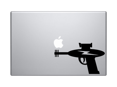 Space Alien #12 - Scifi Laser Ray Gun Pistol Vintage Style - Vinyl Decal For Laptops, Macbook, Tablets and Cars