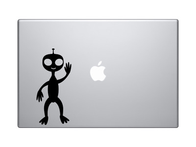 Space Alien #15 - Scifi Smiling Monster Extra Terrestrial - Vinyl Decal For Laptops, Macbook, Tablets and Cars