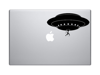 Space Alien #16- Scifi UFO Roswell Saucer Conspiracy Satellite - Vinyl Decal For Laptops, Macbook, Tablets and Cars