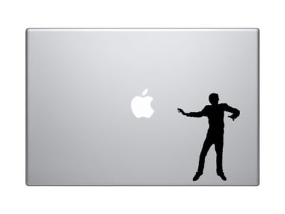 Contour Silhouette - Dancing Man Guy Version 3 Shadow - Vinyl Decal For Laptops, Macbook, Tablets and Cars