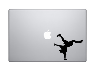 Contour Silhouette - Dancing Man Guy Version 4 Shadow - Vinyl Decal For Laptops, Macbook, Tablets and Cars