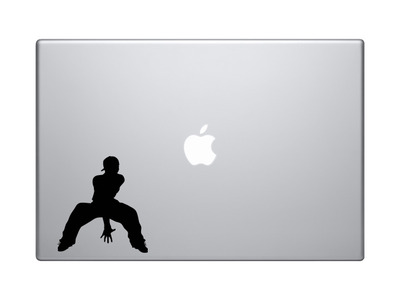 Contour Silhouette - Dancing Man Guy Version 5 Shadow - Vinyl Decal For Laptops, Macbook, Tablets and Cars