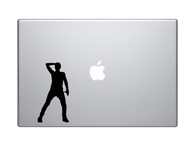 Contour Silhouette - Dancing Man Guy Version 6 Shadow - Vinyl Decal For Laptops, Macbook, Tablets and Cars