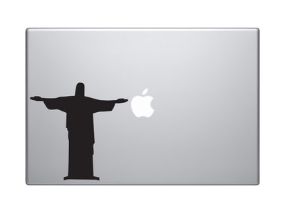 Famous Statue #2 - Christ the Redeemer Brazilian Jesus Statue - Vinyl Decal For Laptops, Macbook, Tablets and Cars