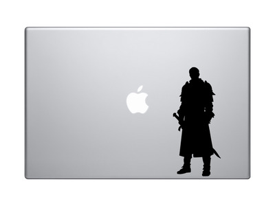 European Knight #6 - Medieval Armored Army General Swordsman - Vinyl Decal For Laptops, Macbook, Tablets and Cars