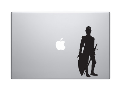 Renaissance Faire - Knight #6 Armored Swordsman Siege Warrior - Vinyl Decal For Laptops, Macbook, Tablets and Cars