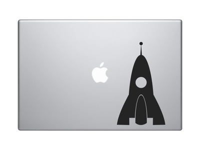 Model Rocket Ship #8 - Rocketry Hobby Launch Engine Stage Fin - Vinyl Decal For Laptops, Macbook, Tablets and Cars
