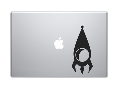 Model Rocket Ship #10 - Rocketry Hobby Launch Engine Stage Fin - Vinyl Decal For Laptops, Macbook, Tablets and Cars