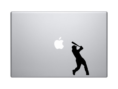Sports Silhouette - Baseball Batting Homerun Version 3 - Vinyl Decal For Laptops, Macbook, Tablets and Cars