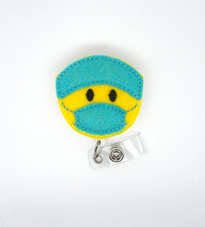 Sam the surgery nurse - badge reel - surgical technician badge - surgical tech badge - doctor badge reel - or badge reel - male nurse badge