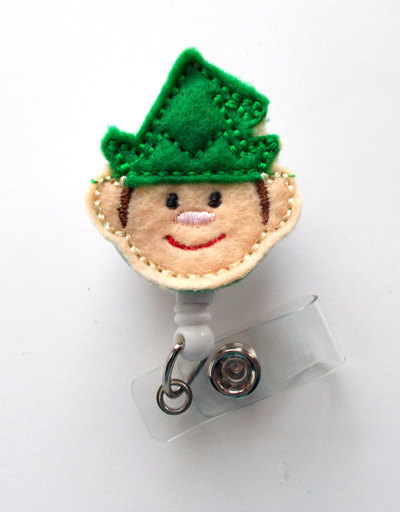 Elfy - nursing badge holder - er nurse badge reel - er name badge - nurses badge - cute badge reel