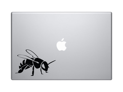 Insect Biology - Honey Bumble Bee Version 2 - Spring Life - Vinyl Decal For Laptops, Macbook, Tablets and Cars