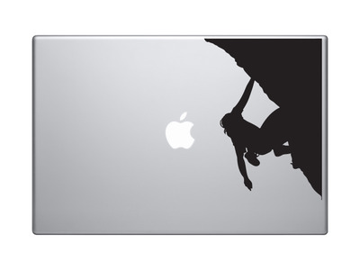 Mountain Climber #4 - Free Climbing Ascent Altitude - Vinyl Decal For Laptops, Macbook, Tablets and Cars