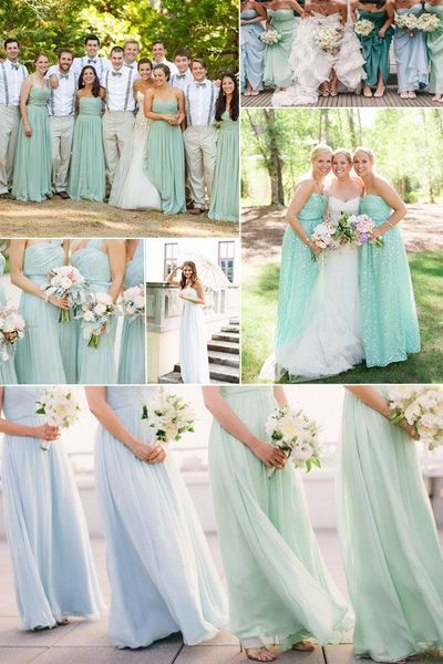 long bridesmaid dresses, green bridesmaid dresses, mismatched bridesmaid dresses, chiffon bridesmaid dress, bridesmaid dresses 2015, E055