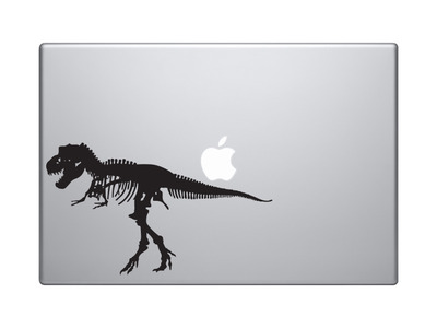 Dinosaur Silhouette #15 - Tyrannosaurus Rex Skeleton Bones - Vinyl Decal For Laptops, Macbook, Tablets and Cars