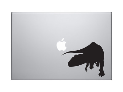 Dinosaur Silhouette #16 - Raptor Hunting Prey Carnivore - Vinyl Decal For Laptops, Macbook, Tablets and Cars