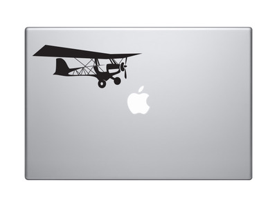 Flight Evolution - Wright Brothers 19th Century Early Plane - Vinyl Decal For Laptops, Macbook, Tablets and Cars