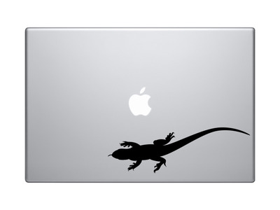 Animals Silhouette Biology - Detailed Lizard Anole Version 4 - Vinyl Decal For Laptops, Macbook, Tablets and Cars