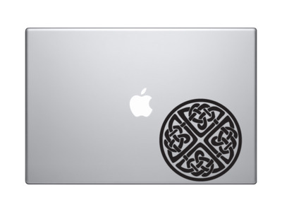 Ireland Traditional - Irish Circular Celtic Knot - Religion - Vinyl Decal For Laptops, Macbook, Tablets and Cars