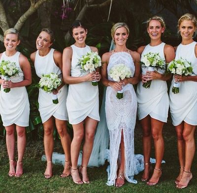 white bridesmaid dress, short bridesmaid dress, formal bridesmaid dress, chiffon bridesmaid dress, dresses for bridesmaids, E074