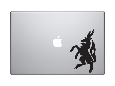 Mythical Creature - Hippogriff European Folklore Herald Symbol - Vinyl Decal For Laptops, Macbook, Tablets and Cars