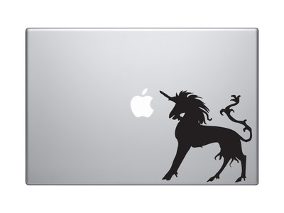 Mythical Creature - Unicorn 1 European Folklore Symbol - Vinyl Decal For Laptops, Macbook, Tablets and Cars