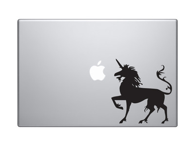 Mythical Creature - Unicorn 2 European Folklore Symbol - Vinyl Decal For Laptops, Macbook, Tablets and Cars