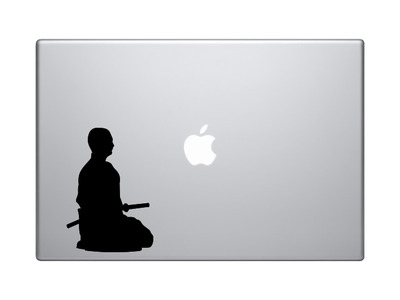 Ninja Samurai #1 - Assassin Katana Meditation - Vinyl Decal For Laptops, Macbook, Tablets and Cars
