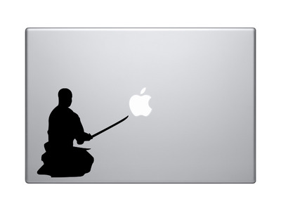 Ninja Samurai #2 - Assassin Katana Swing Strike - Vinyl Decal For Laptops, Macbook, Tablets and Cars