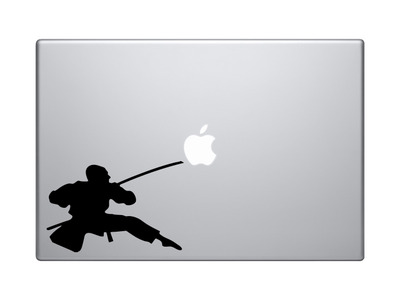 Ninja Samurai #6 - Assassin Katana Sneak Swing Strike - Vinyl Decal For Laptops, Macbook, Tablets and Cars