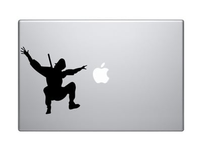 Ninja Samurai #7 - Assassin Katana Sneak Swing Strike - Vinyl Decal For Laptops, Macbook, Tablets and Cars