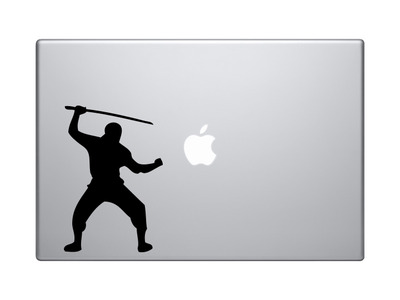 Ninja Samurai #8 - Assassin Katana Sneak Swing Strike - Vinyl Decal For Laptops, Macbook, Tablets and Cars