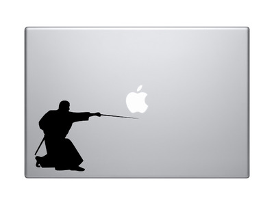 Ninja Samurai #9 - Assassin Katana Sneak Swing Strike - Vinyl Decal For Laptops, Macbook, Tablets and Cars