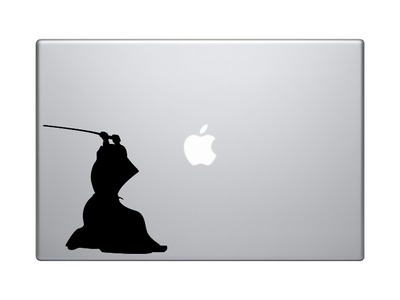 Ninja Samurai #10 - Assassin Katana Sneak Swing Strike - Vinyl Decal For Laptops, Macbook, Tablets and Cars