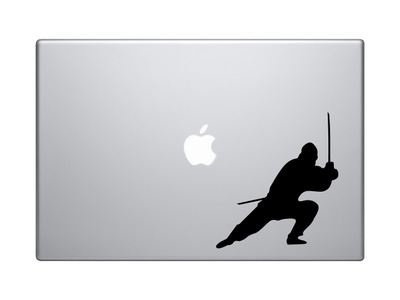 Ninja Samurai #14 - Assassin Katana Sneak Swing Strike - Vinyl Decal For Laptops, Macbook, Tablets and Cars